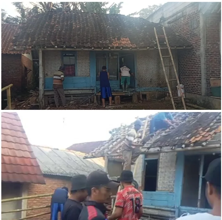 Artikel Sindikasi : Gotong Royong Kampung  Sukaresmi Cibunar Jalin kebersamaan