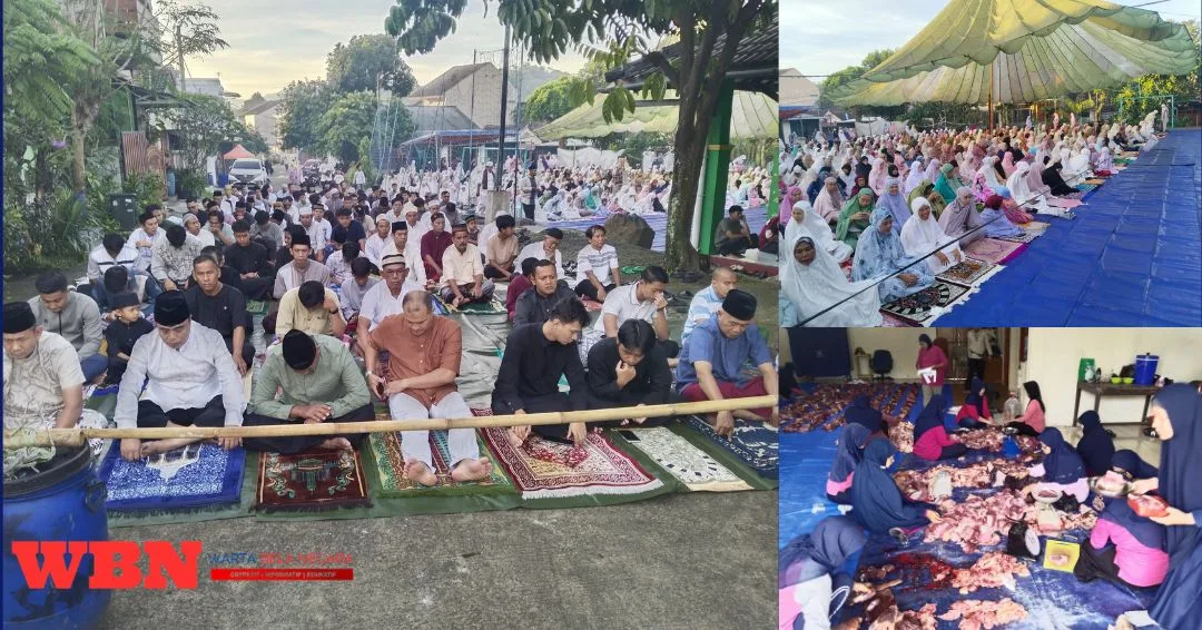 Artikel Sindikasi : Sholat Idul Adha dan Pemotongan Qurban di Mesjid Al Muhajirin Puspa Raya