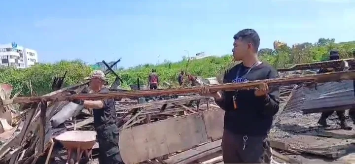 Artikel Sindikasi : Ormas GBNN Sulsel Lakukan Gotong Royong di Lokasi Pasca Kebakaran Kawasan CPI Kota Makassar