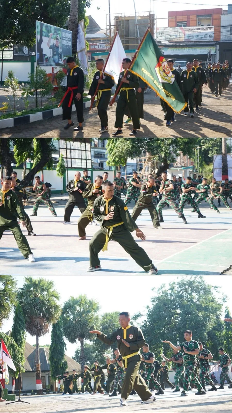 Artikel Sindikasi : Persiapkan Kenaikan Tingkat, Prajurit Kodim 1409/Gowa Gelar Latihan Rutin Pencak Silat Militer