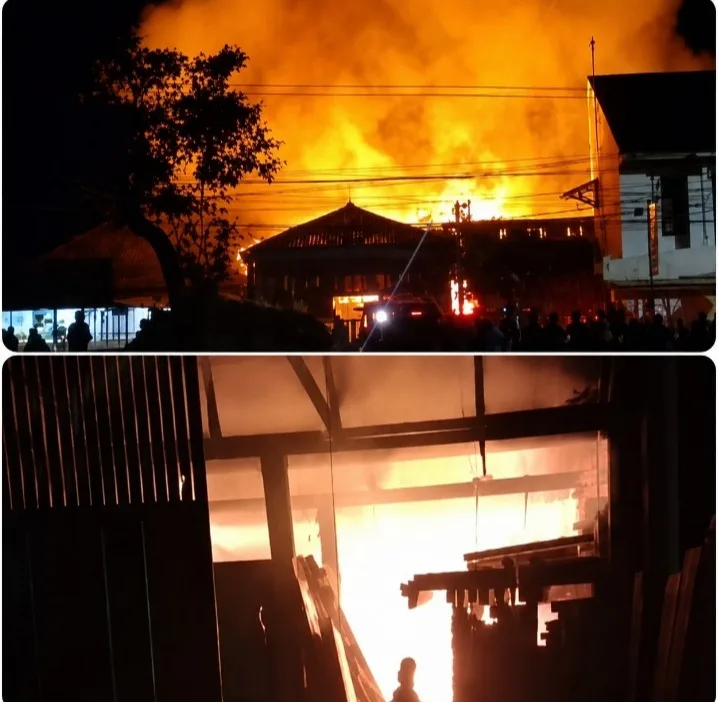 Artikel Sindikasi : DenBekang TNI AD Bantu Disdamkar,Padamkan Kebakaran Pabrik Material Kayu Di Bayongbong